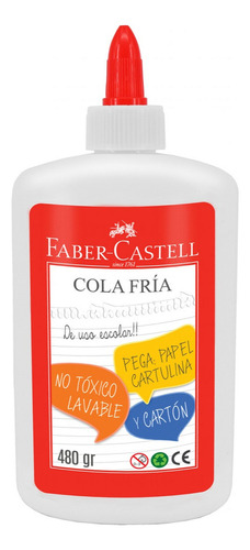 Cola Fría Escolar Faber-castell 480g Color