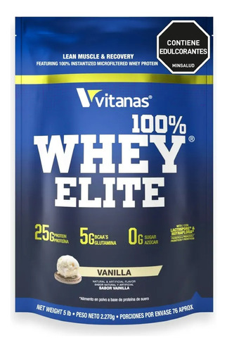 Proteina Whey Elite 5lb Vitanas