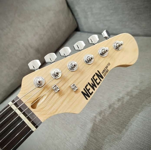 Imagen 6 de 10 de Guitarra Eléctrica Newen St Black