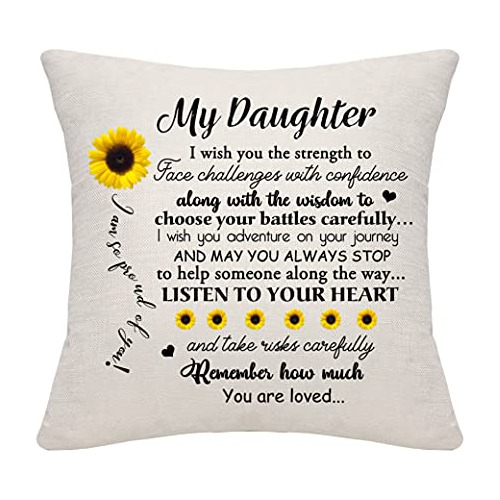 Regalos Hija De Mamá Y Papá - Funda De Almohada Conme...