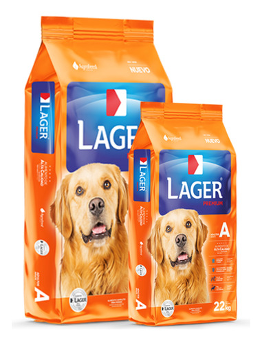 Alimento Combo Lager Premium Perro Adulto 22kg + 10kg