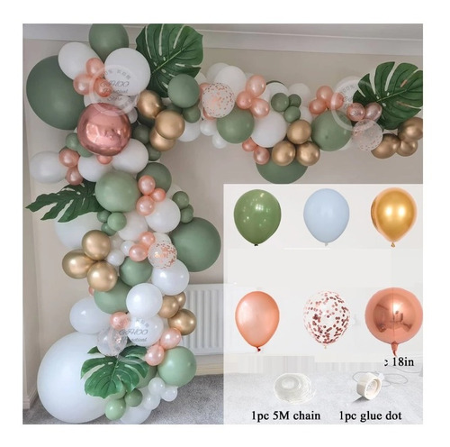 Globos Latex Colores Retro