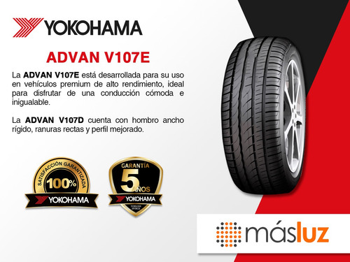 4 Llantas Advan V107e Yokohama 275/40r21 107y
