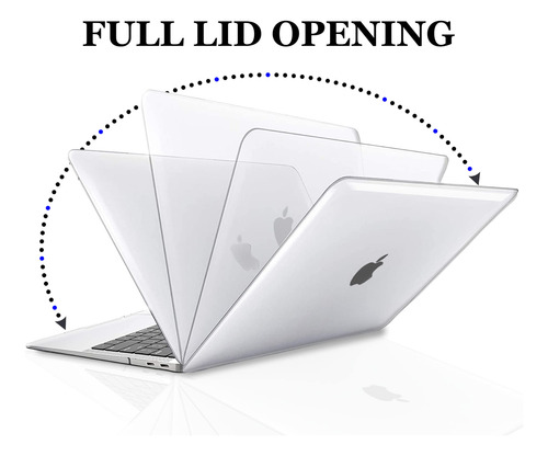 Funda Rígida Transparente Para Macbook Air 13.6 2024 2023