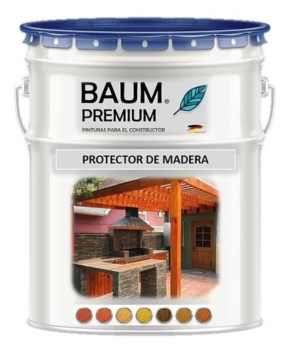 Protector De Madera Baum - Color Castaño 1 Galón