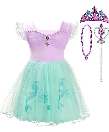 Dressy Daisy Princess Dress Clothes Halloween Tulle Skirt Su