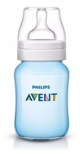 Mamadera Biberones Celeste Clasic Avent X2 260ml Scf565/27