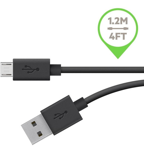 Imagen 3 de 8 de Cable - Belkin - Mixit - Micro Usb 120 Cm Ideal Quick Charge