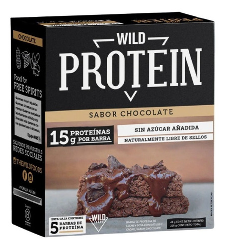 Wild Protein - Sabor Chocolate - Caja 5u