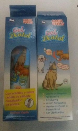 Kit Aseo Gel/crema Dental Para Perros. Canis & Felis 50gr