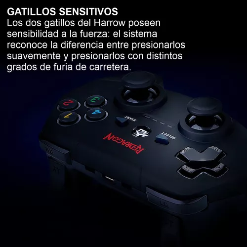 CONTROL INALAMBRICO REDRAGON HARROW G808 PC Y PS3 - Controles