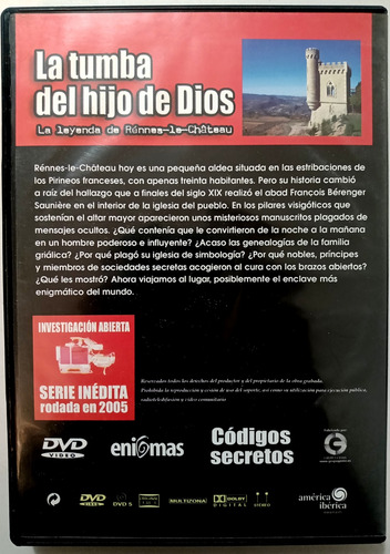 La Tumba Del Hijo De Dios Dvd Documental Original (Usado)
