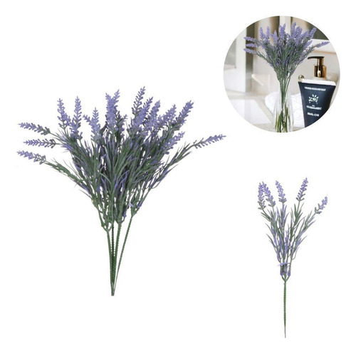 Ramo Sintético Pick Lavanda Florarte Plastico X5 29cm