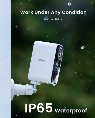 Camara De Seguridad Inhalambrica Iegeek Blanco