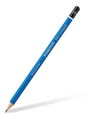 Lapiz Negro Staedtler Lumograph Mars 6h Grafito Dibujo