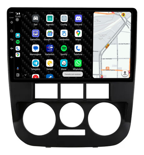 Kit Multimidia Gol G4 9p Carplay Android Auto 2/32gb