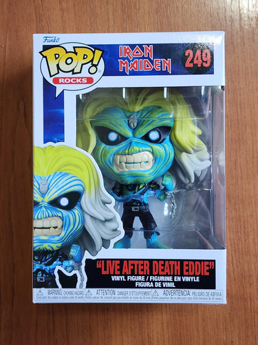 Funko Pop Iron Maiden - Life After Death Eddie 249 (Usado)