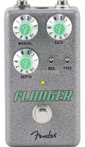 Pedal Fender Hammertone Flanger Color Gris