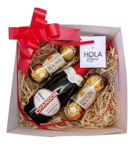 Box Chandon 187ml +6 Ferrero Rocher -ideal Para Regalar #4