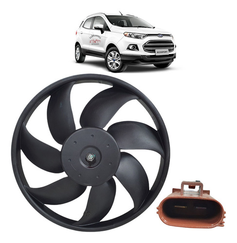 Ventoinha Eletroventilador Ford Ecosport 2013 2014 2015 2016