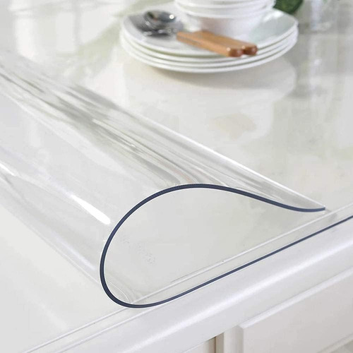 Protector De Mesa Transparente Royhom De 1,5 Mm De Grosor...