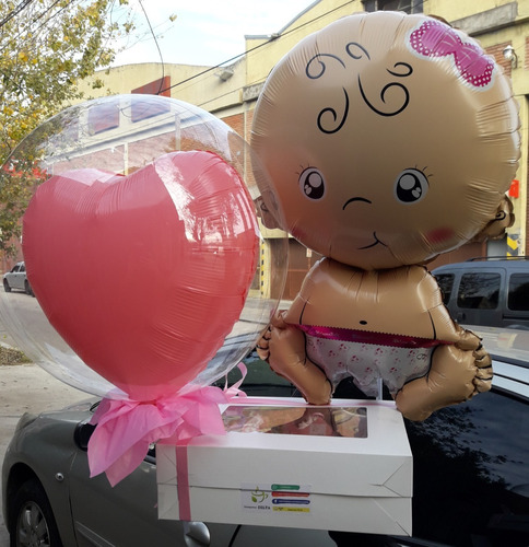 Desayunos Merienda Embarazadas Bebés Baby Shower Con Globos 