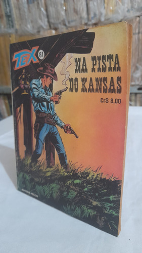 Revista Hq Gibi Tex N° 81 : Na Pista Do Kansas - Vecchi 1977 (Usado)