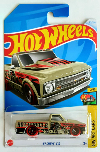 Hot Wheels 2024, '67 Chevy C10 - 83/250 - ( Art Cars ) 