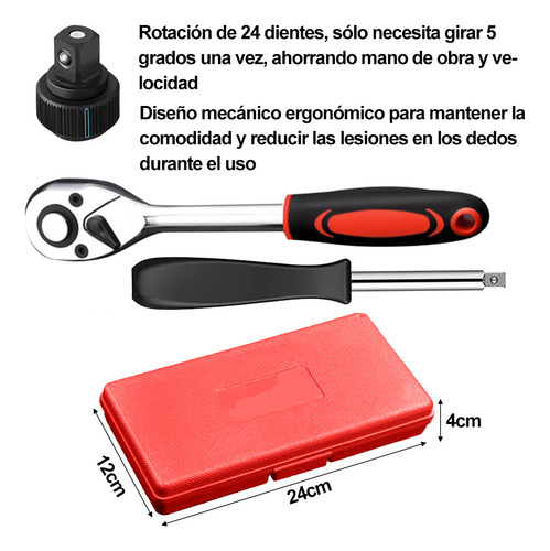 Juego De Herramientas Dados Llave Mecánicas Autocle Juego