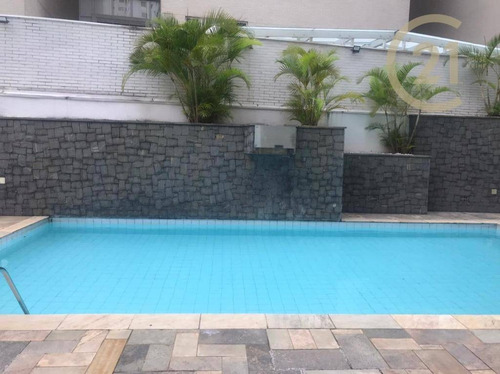 Apartamento Com 3 Suítes Para Alugar, 196 M² Por R$ 5.000/mês - Perdizes - São Paulo/sp - Ap23049