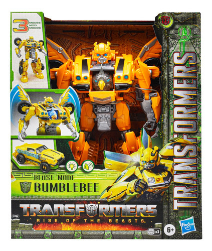 Transformers Rise Of The Beast Bumblebee 3 Modos Hasbro