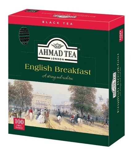 Ahmad Tea - English Breakfast Te Negro Desayu- 100 Sachets T