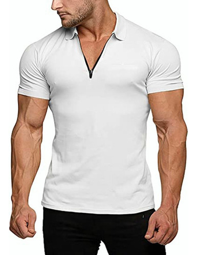 Playera Polo Manga Corta Slim Fit Moda Casual De Calidad