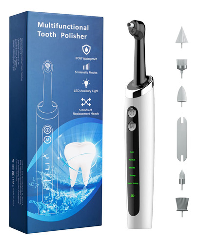 Pulidor De Dientes Electrico, Kit De Limpieza Multifuncional