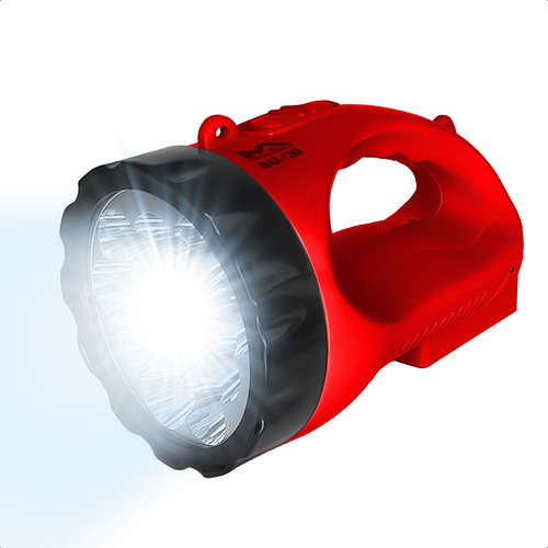 Lanterna 12 Led Recarregável Portátil Longo Alcance 900 Mah Potente 110/220v