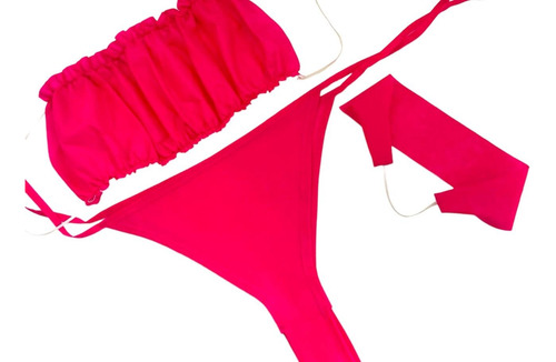Kit De Ropa Desechable Top, Bikini Y Banda (10 Juegos)
