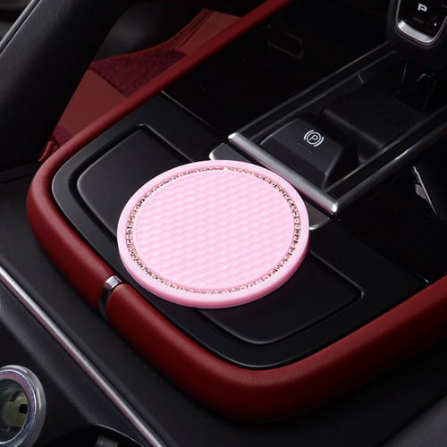 Alfombrilla Antideslizante De Goma Blanda Para Coche, 2 Unid