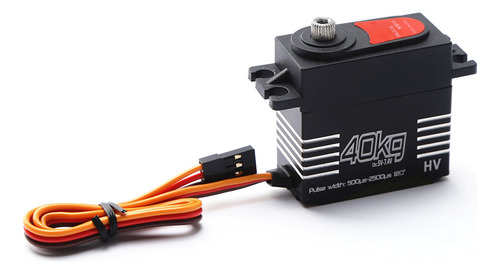 Servo Para Carro Rc De 40 Kg Digital Metal Gear Large Waterp