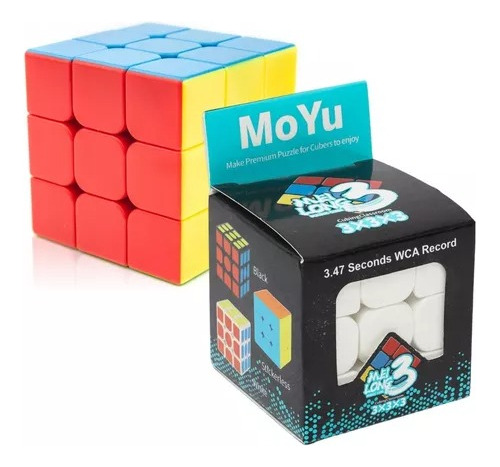 Cubo Mágico Profissional 3x3x3 Colorido Original Magic Cube 