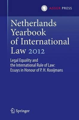 Libro Netherlands Yearbook Of International Law 2012 - Ja...