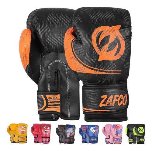 Guantes De Boxeo Zafco Kids Para Ninos Junior Muay Thai K...