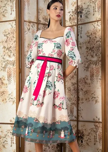 Antix Vestido Midi Cerim nia Do Amor R81976 Parcelamento sem juros