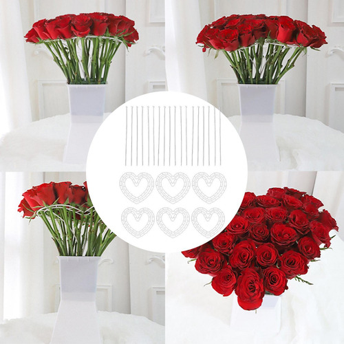 Marco Para Hacer Coronas Florales, 6x Corazón Pequeño