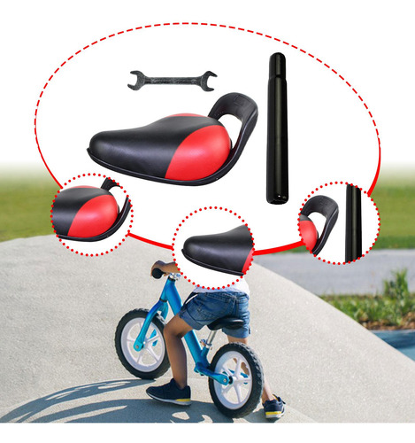 Para Bicicleta Para Niños Asiento Para Niños En Rojo Negro