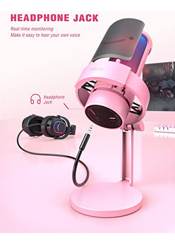 Micrófono Fifine Para Juegos Con Transmisión Usb, Condensado