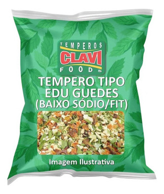 Tempero Tipo Edu Guedes Baixo Sódio 1kg