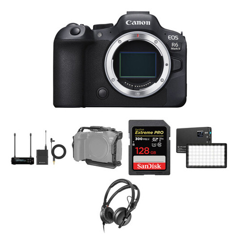 Kit De Grabación Audio Y Cámara Canon Eos R6 Mark Ii Mirror