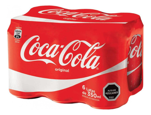 Refresco Lata Coca Cola Tradicional Funda X 6pcs