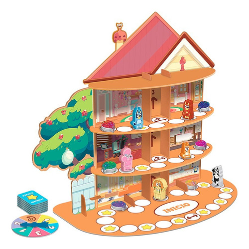Juego De Mesa Bluey Casa De Juegos Novelty