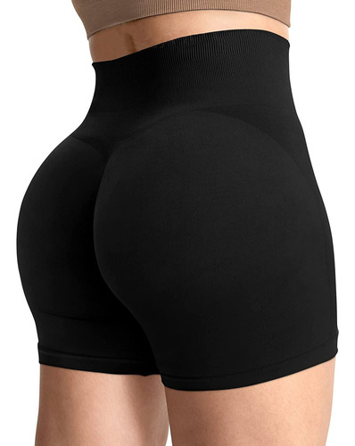 Pantalones Cortos Push Up Booty, Sin Costuras, For Fitness